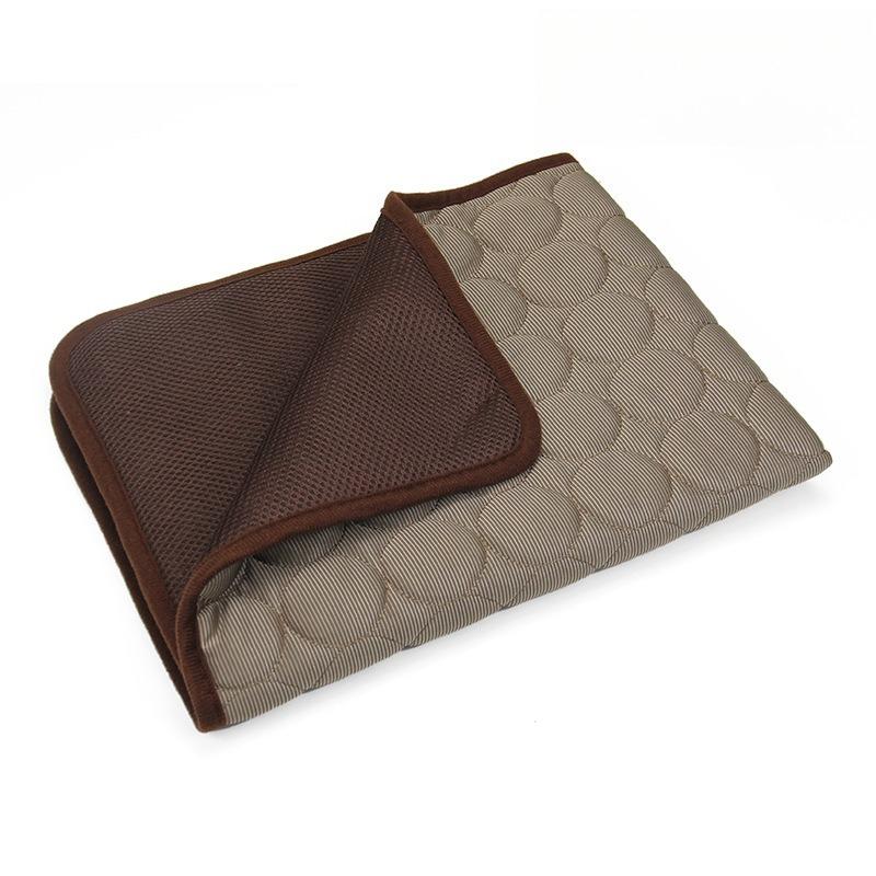 Pet Ice Mat Summer Cooling Bed for Cats Dogs Soft Sleeping Pad Durable Sofa Nest Blanket