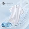 Hongdou Men's 0-Sense Non-Iron Modal Short-Sleeve Shirt