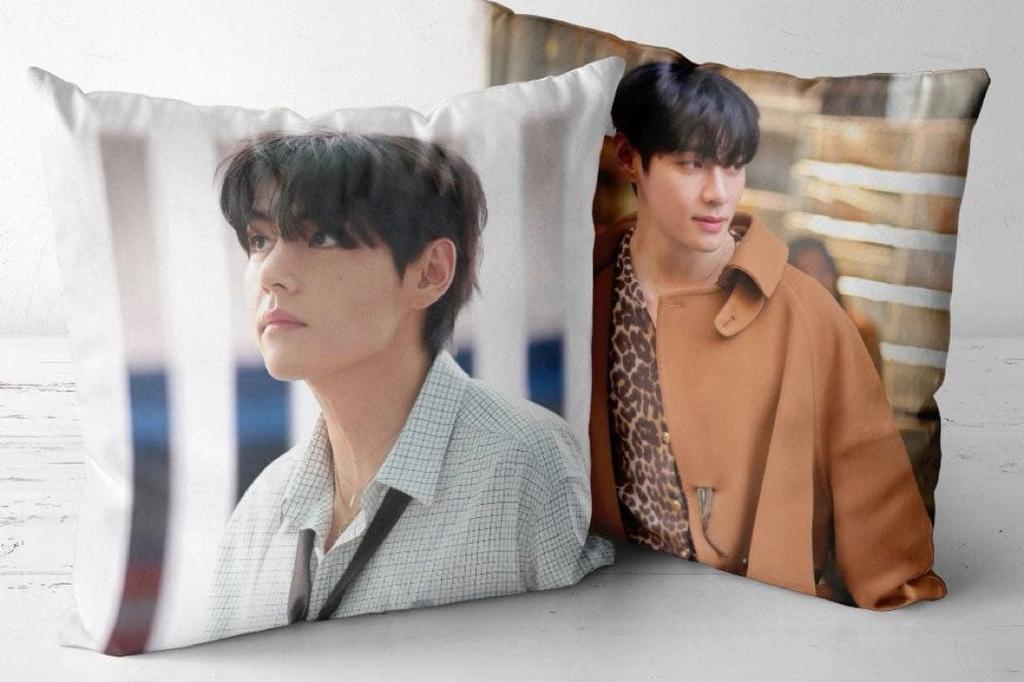 [USED] BTS Cushion Cover CELINE Taehyung V Tae