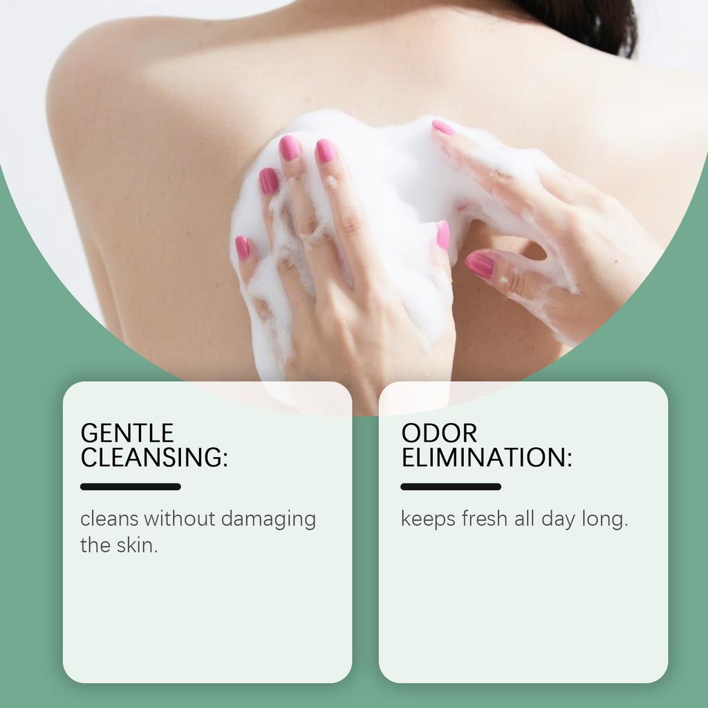 OceAura Tea Tree Body Wash Back Acne Removal Long Lasting Moisturizing Skin Barrier Strengthen Vitamin E Brightening Body Wash