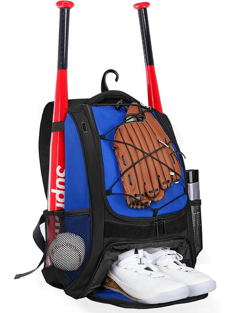 GO Baseball Softball Backpack for Training & Competition - Outdoor Sports Equipment Bag for Children & Adults