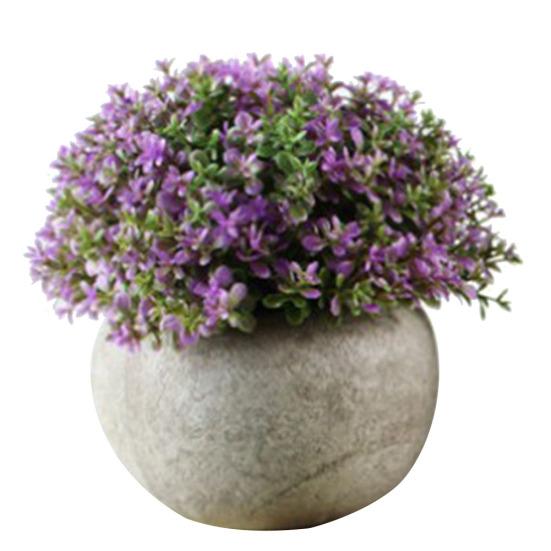 Umělý květináč rostlina tráva papírová buničina květináč Bonsai Ornai Garden Decor Decor