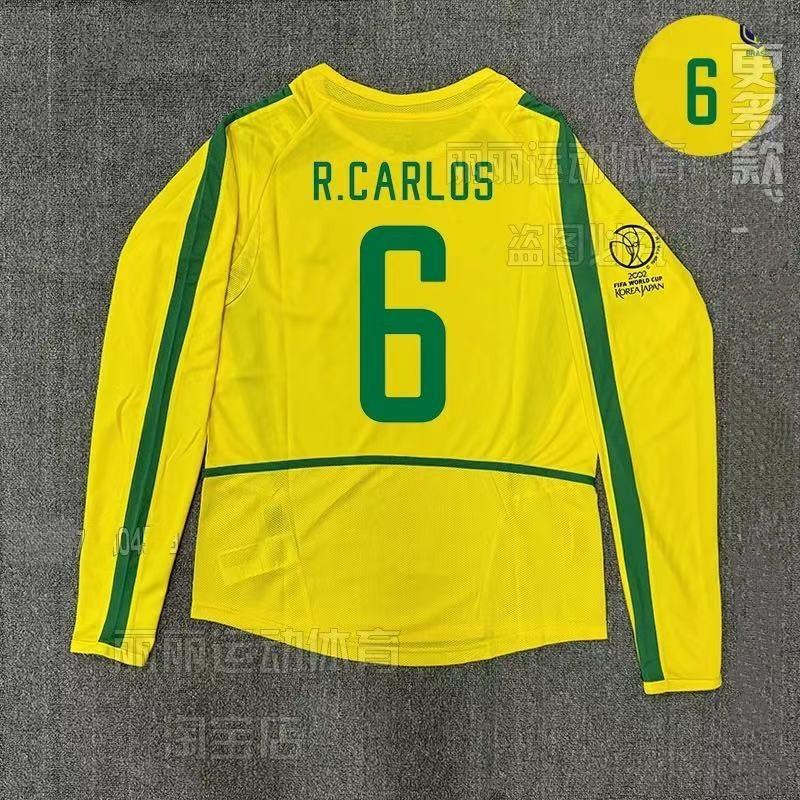 Retro Long Sleeve Soccer Jersey Vintage Football Shirt Men Women Adult Fan Wear Classic Player Style
