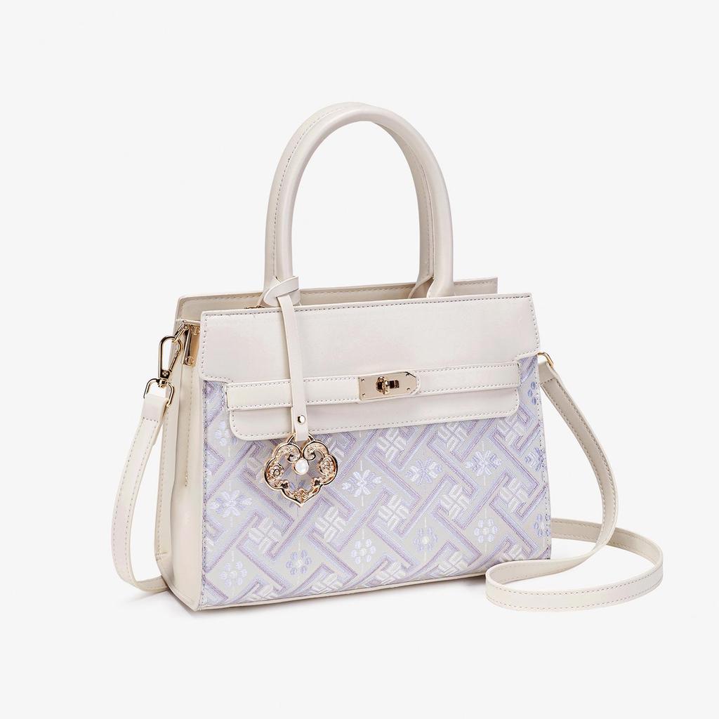 Guangxi Zhuang Brocade Heritage Women's Large-Capacity Handbag 2026—High-End Shoulder & Crossbody Bag