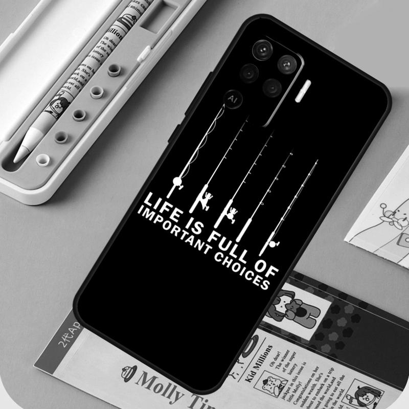 Fishing Rod Tool For Oppo A17 A18 A94 A74 A54 A15 A38 A58 A78 A98 A40 A60 A80 A16 A76 A96 A57 A77 A5 Pro Case
