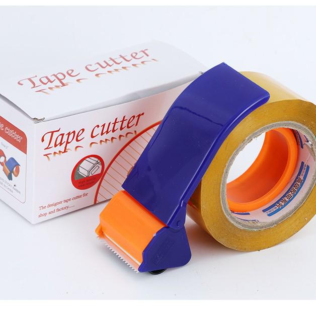 Transparent Tape Dispenser & Cutter - Large/Small Box Sealer & Adhesive Tape Machine