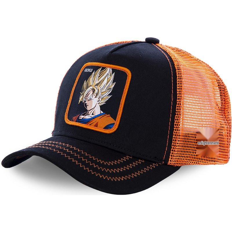 Dragon Ball Goten & Master Roshi Anime Snapback Cap - Unisex Hip Hop Trucker Hat