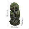 Tischdekoration Mönch Skulptur Multifunktionale Zen-inspirierte Statue Harzfigur für Tee