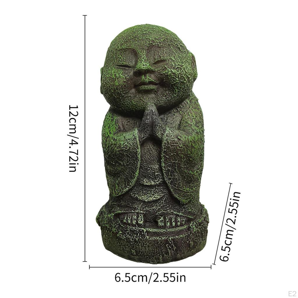 Tischdekoration Mönch Skulptur Multifunktionale Zen-inspirierte Statue Harzfigur für Tee
