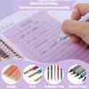 Colorful Note Paper 360Sheets 6x4Inch Adhesive Note Pad Notes Paper Lined Pocket Notepads for Writing Journaling