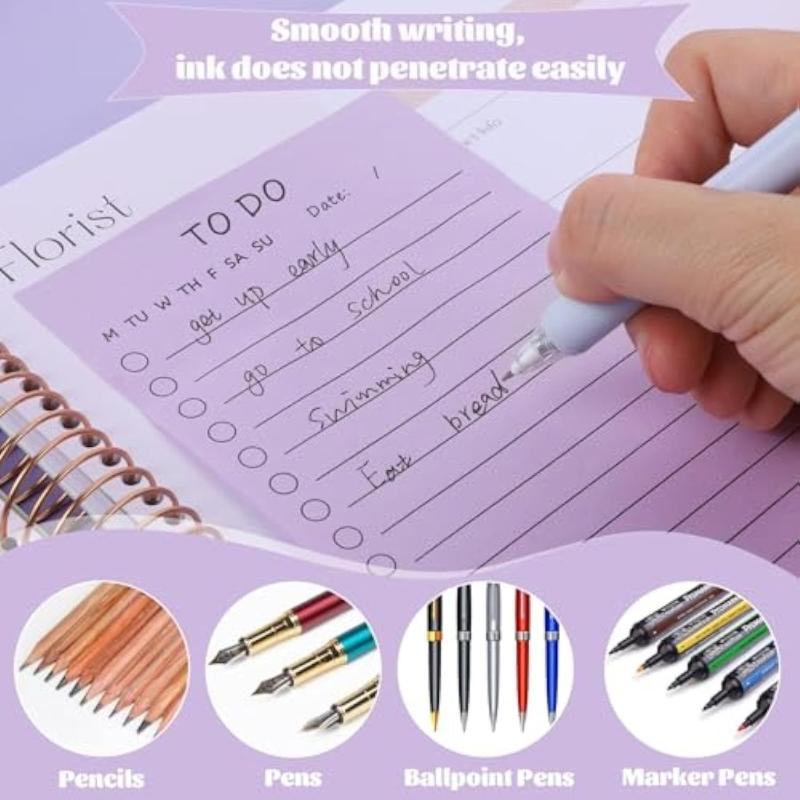 Colorful Note Paper 360Sheets 6x4Inch Adhesive Note Pad Notes Paper Lined Pocket Notepads for Writing Journaling