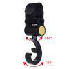 2PCS Protable Rotate 360 Degree Organizer Bag Clip Stroller Hooks Cart Hook Baby Bag Hanger