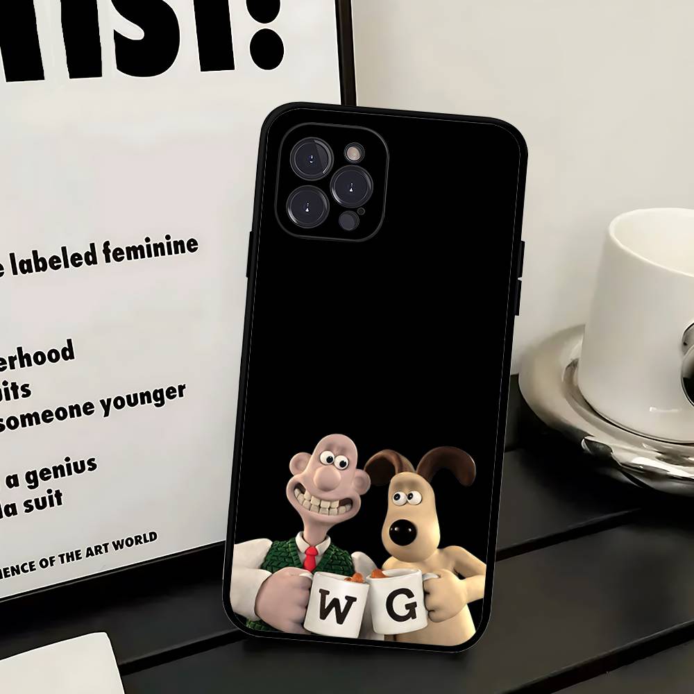 

W-WallaceS Cute G-Gromit Phone Case For IPhone 12 11 13 14 15 16 17 Pro Max Plus Mini Cover iPhone 14 plus