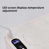 LED Display Wipes Warmer Constant Temperature Control Moisturizing Feature Portable Large Capacity for Home Use