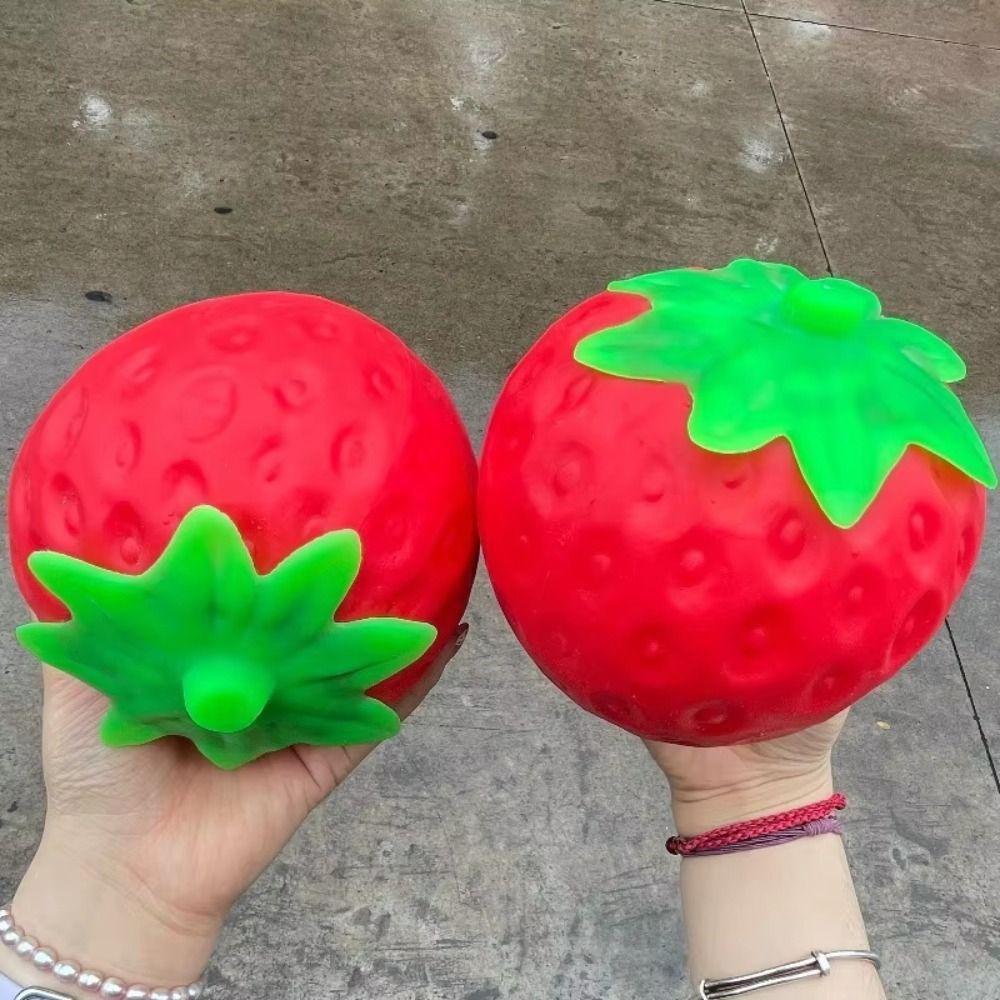Fruit Ball Strawberry Slow Rebound Toy Slow Rebound Fruit Squeeze Toy Children Toys