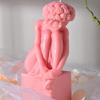 Couples Candle Mold Mother and Kids Candle Silicone Moulds DIY Home Decorations
