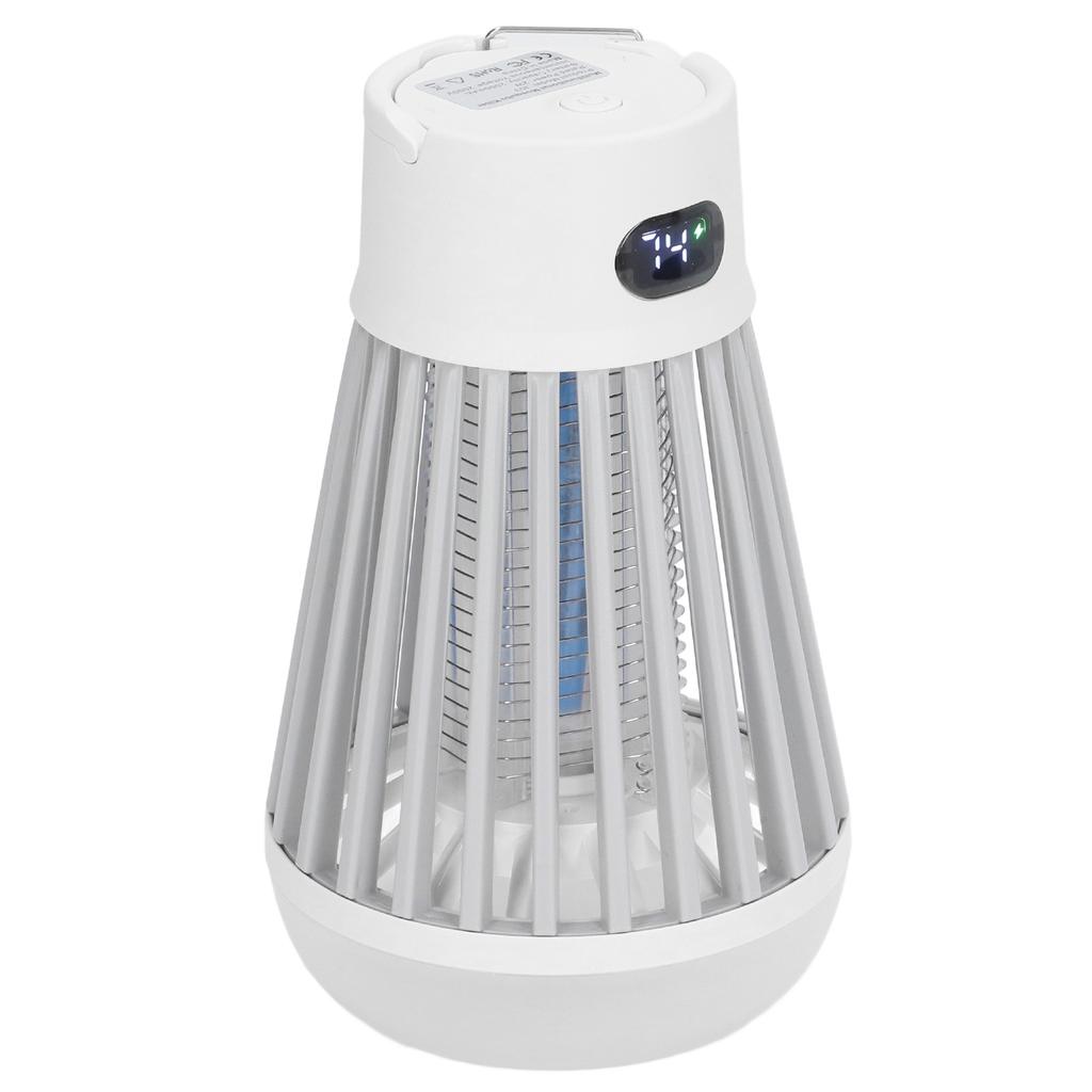 Insektenvernichter Außen Wiederaufladbar Wasserdicht Tragbar 2 in 1 Multifunktional Fliegenfalle Licht für