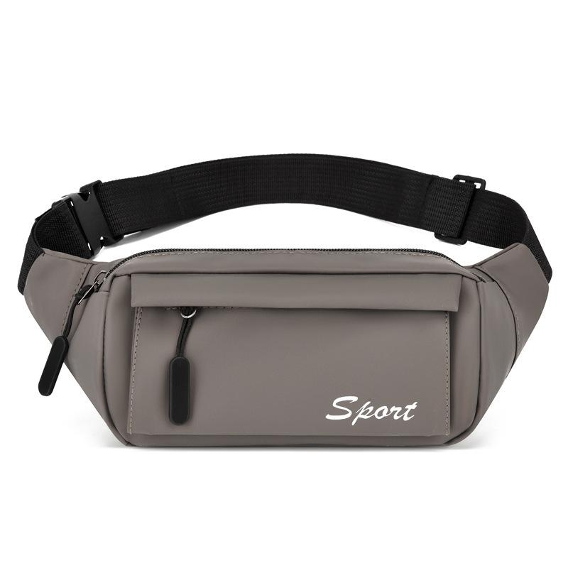 

Мужская поясная сумка Многофункциональная мужская и женская нагрудная сумка Для занятий спортом на открытом воздухе Водонепроницаемая сумка для мобильного телефона Многослойная износостойкая шампанского