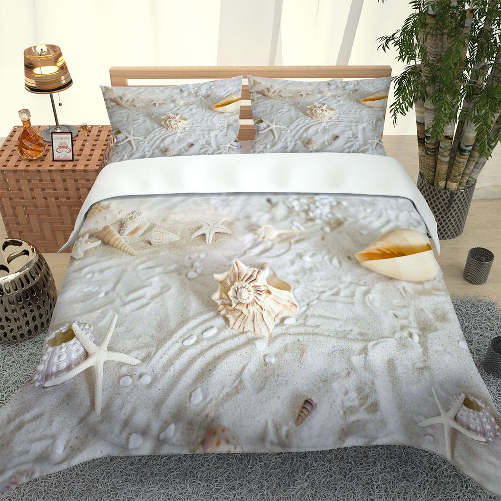 Duvet Cover Double 3D Animal Starfish Bedding Quilt Cover Gifts For Children Teenager Warm Summer Queen Size Set Comforter