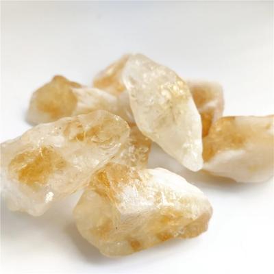Decor Stone Natural Raw Brazilian Citrine Mineral Specimen Collection Home Decoration Crystals for Aquarium Decoration