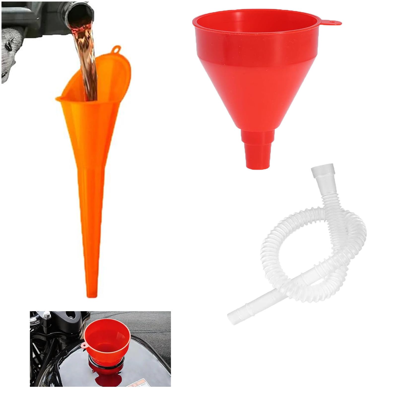 

Samcos Воронка, Воронка, Набор из 2 штук, Универсальная для автомобилей и мотоциклов, Длинная