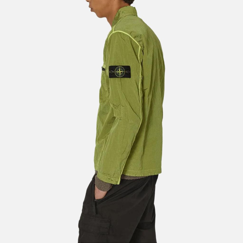 STONE ISLAND Nylon Metal Overshirt Lemon Men Tops Green 801511219-V0031