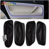4x Real Leather Inner Door Armrest Panel Ert Cover For VW Passat B5 1998-2005