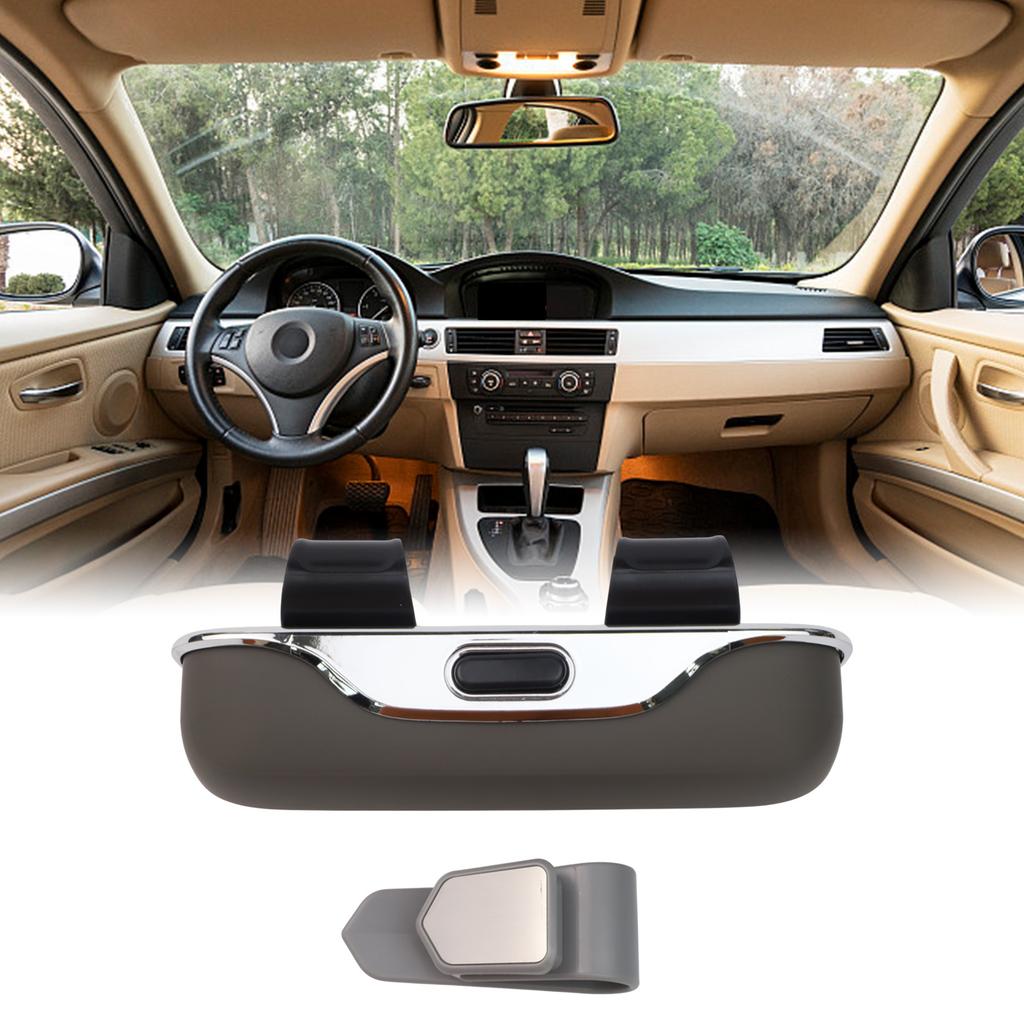 1PC Car Glasses Case Portable Sunglasses Holder Sun Visor Car Interior Decoration Anti-Scratch Eyeglasses Protection Box