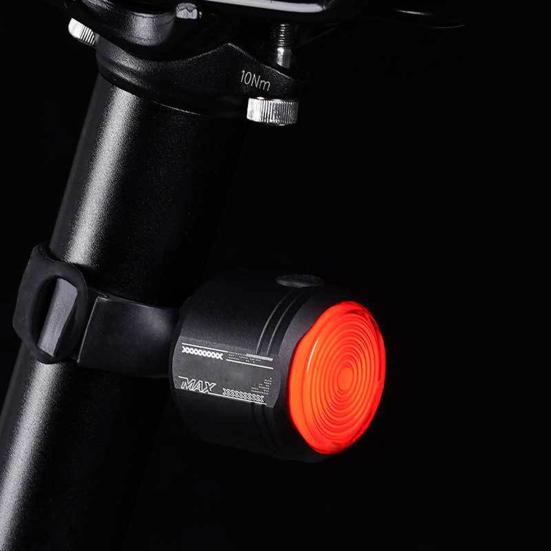 Bicycle Tail Light with Brake Sensor Waterproof USB Rechargeable Universal MTB Road Mountain Bike Cycling Night Riding Warning Rear Lamp