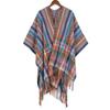 Women'S Bohemian Shawl Travel Ethnic Large Cape Fashion Winter Tassel Warm Scarf