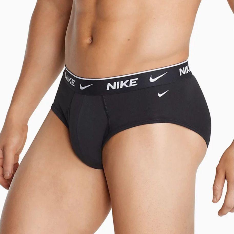 Nike Logo Print Breathable Cotton Stretch Underwear Men Underwear KE1106-001