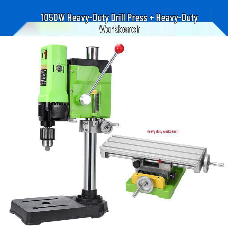 220V High-Precision Mini Drill Press for Woodworking and Industrial Use