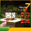 Li Shen Solar LED Chinese Courtyard Pillar Light