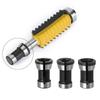 3 Stück Hochpräzisions-Trimmer-Fräser-Spannzangen-Adapter-Set für verbesserte Kompatibilität und Effizienz in Graviermaschinen