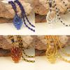 Fox Pendant Necklace Chinese Amulet Nine Tailed Fox Necklace Versatile Men'S And Women'S Long Sweater Chain Jewelry