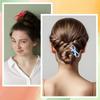 U-Shaped French Hair Pin Acrylic Acrylic Bow Hair Pins New Wavy Hairpins  Hairpin Accessories