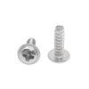 304 Stainless Steel Phillips Round Head Self-Tapping Screw with Washer, PWB Pan Head Flat Tail, PWB3*10-SS