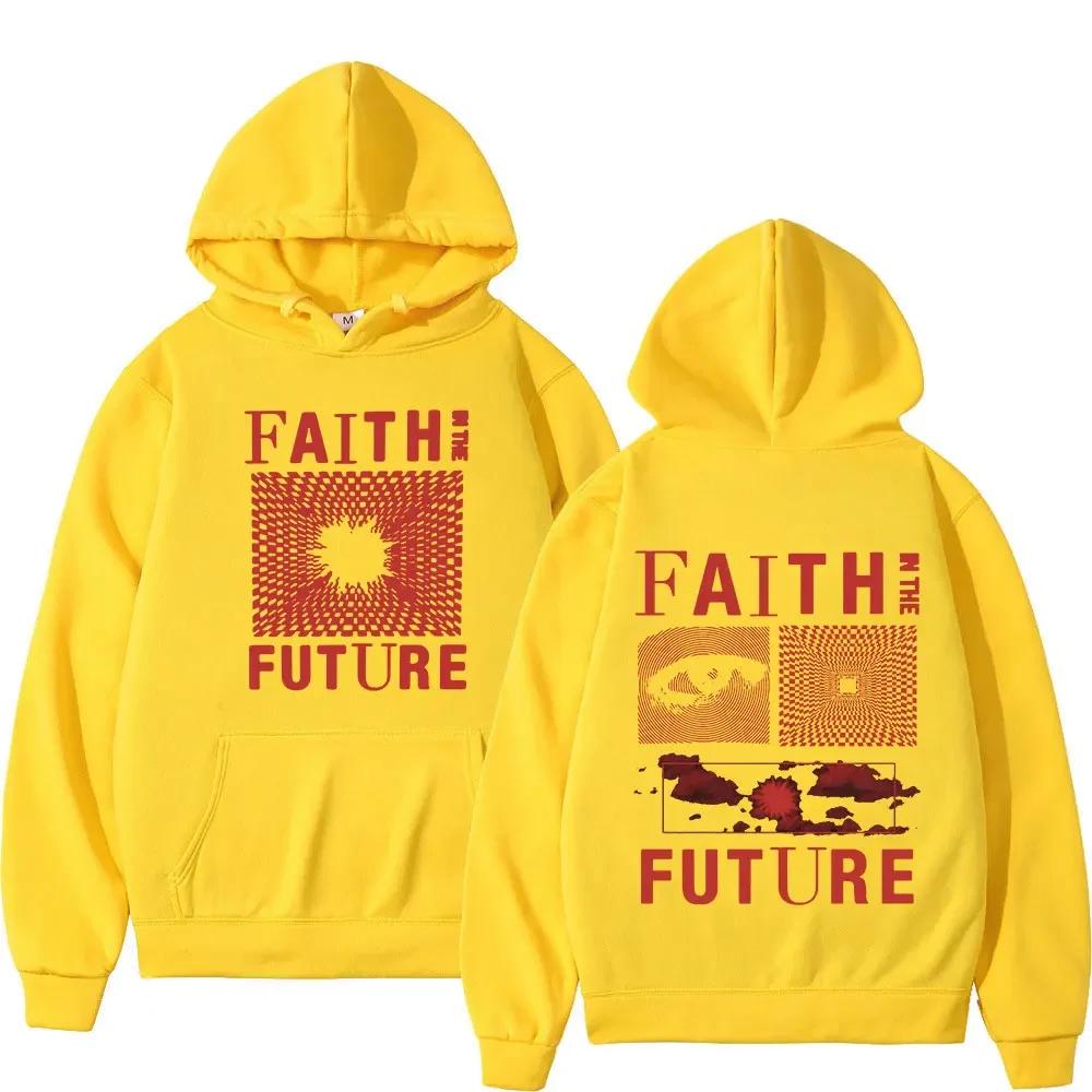 Faith in Future Journey Popular hooded sweatshirts for Men and Women Fashionable Casual Clothing Hip-hop Harajuku oversized