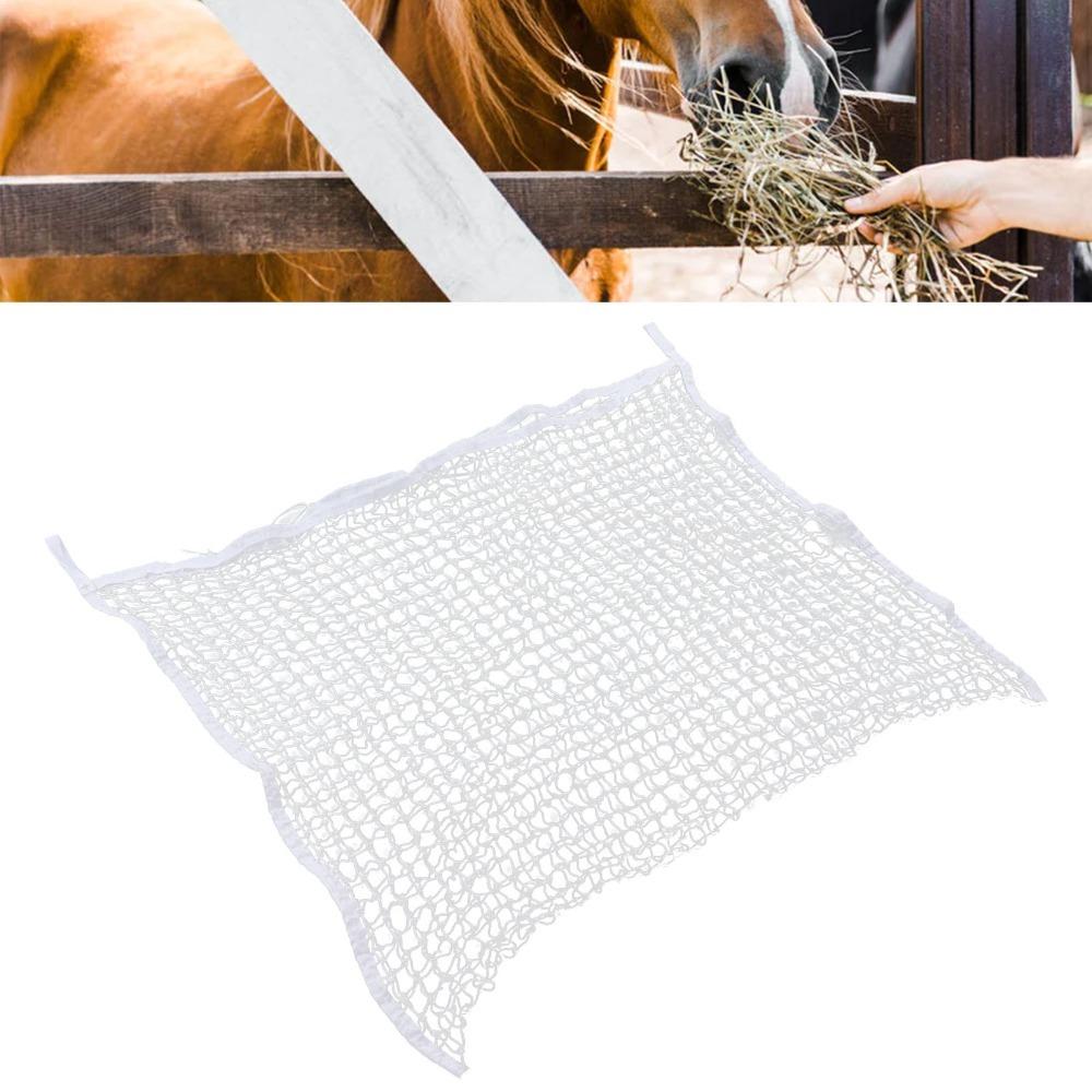 PE Woven Rope Forage Net Bag Mesh Hole Design Mesh Hole Forage Bag Forage Woven Bag  Horses S