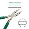 Rust-Free Mini Jewelry Pliers - Needle-Nose Pliers for DIY and Hand-Wound Modeling, Six-Segment Design