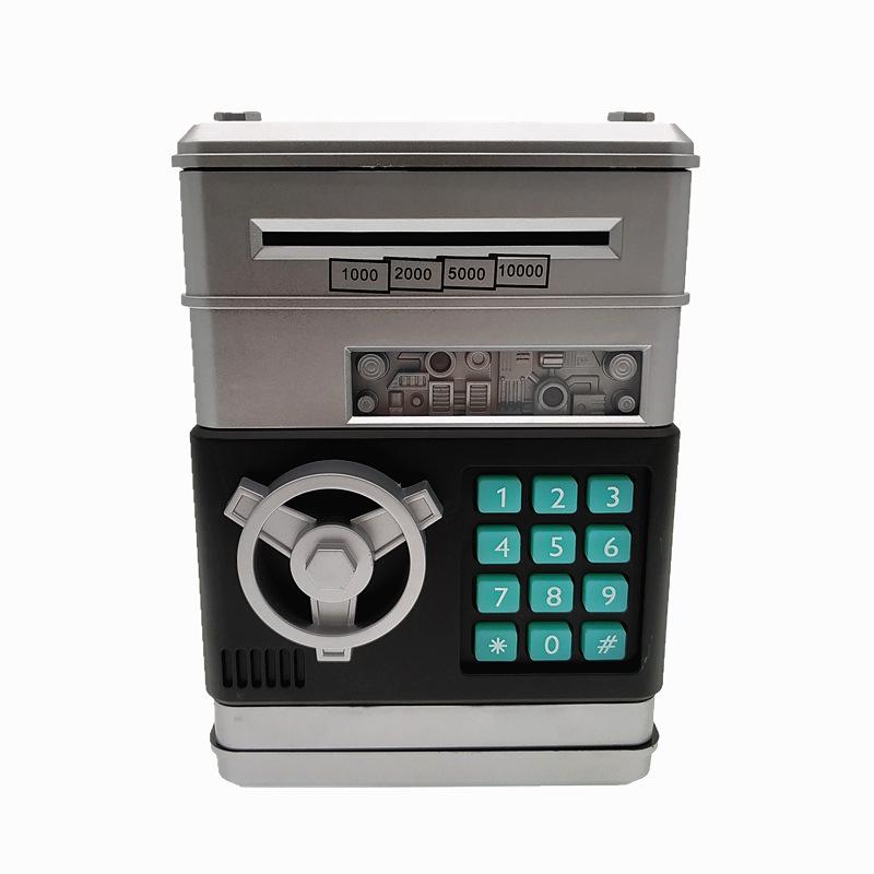 Creative Kids' ATM Piggy Bank with Automatic Money Rolling Feature