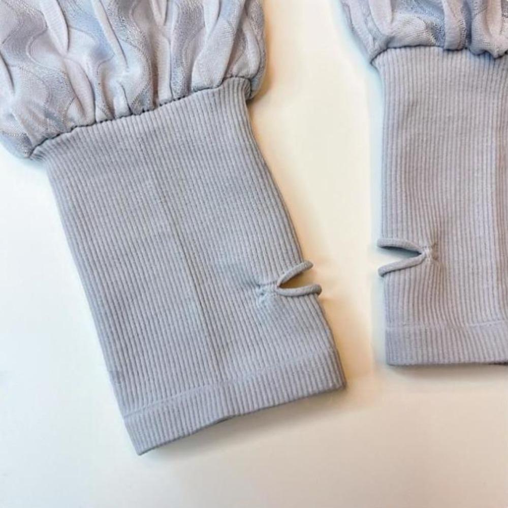 Breathable Sun Protection Arm Sleeves Elegant Cool Hand Sleeves Sunscreen Arm Cover  For Women