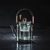 1000ml Heat Resistant Glass Tea Kettle With Steaming And Boiling Infsuer Filter Inner Liner Cooker Tea Brewing Health Tea Utensi