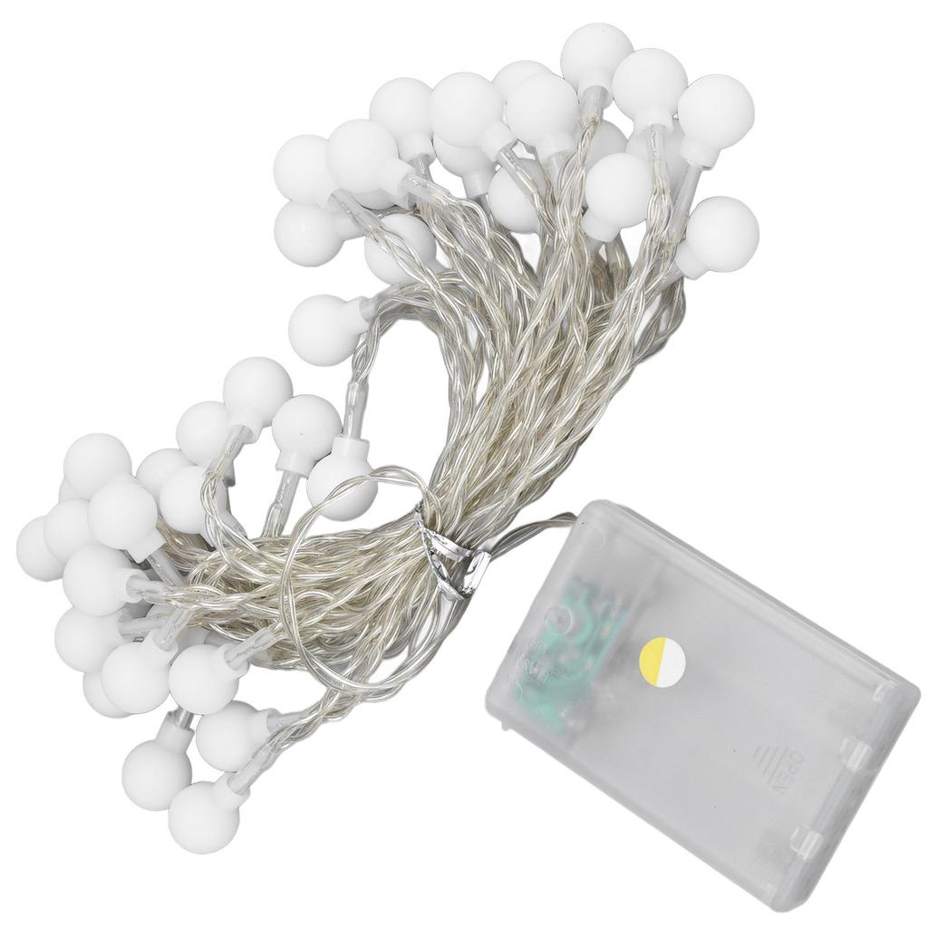 6M 40LED Kugel Lichterkette 2 Modi Wasserdicht Hochzeit Dekorative Lichterkette für Garten Schlafzimmer