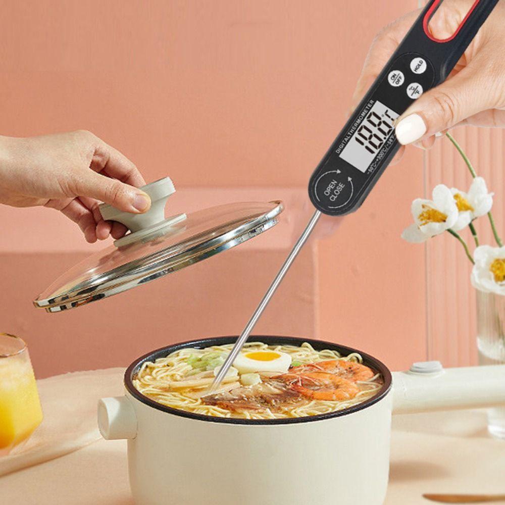 Switchable Units Probe Food Thermometer Instant Read Food Temperaure Sensor  Liquid