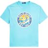 Polo SS23 Logo Print Crew Neck Short Sleeve T-Shirt Men Tops Blue MNPOTSH1N821722-400