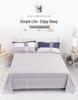 Active Print Pure Cotton Bed Sheets - Simple Style for Dormitory, Home, Single & Double Beds