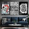 US Dollar Picture Decoration Mural Pop Graffiti Poster Canvas Painting and Living Room Wall Art Prints for Modern Home Decor No Frame