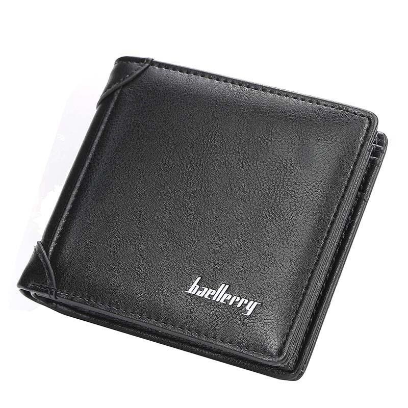 Wallet Men's Short Style European American Retro Multi Slot 30% Off Business Ticket Holder