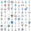 Fine Ocean Charms Dolphin Whale Seahorse Pendant Turtle Starfishcopper Beads Fit Original Bracelets Diy Jewelry Making Gift